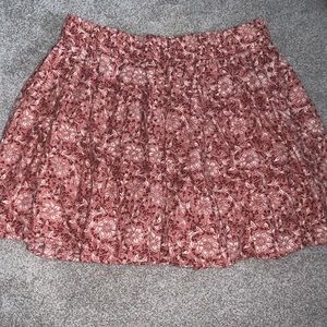 Floral Mini Skirt